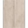 Шкаф LEMARK COMBI 60 см подвесной, 2-х дверный, фасад Дуб кантри, корпус белый глянец LM03C60SH-dub